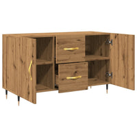 Thumbnail for Sideboard Artisan-Eiche 100x36x60 cm Holzwerkstoff