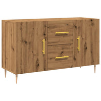 Thumbnail for Sideboard Artisan-Eiche 100x36x60 cm Holzwerkstoff