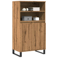 Thumbnail for Highboard Artisan-Eiche 60x36x110 cm Holzwerkstoff