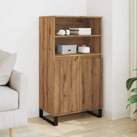 Thumbnail for Highboard Artisan-Eiche 60x36x110 cm Holzwerkstoff