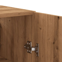 Thumbnail for Wandschrank Artisan-Eiche 69,5x34x90 cm Holzwerkstoff