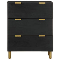 Thumbnail for Sideboard Schwarz 60x33x75 cm Holzwerkstoff