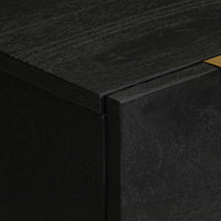 Thumbnail for Sideboard Schwarz 60x33x75 cm Holzwerkstoff