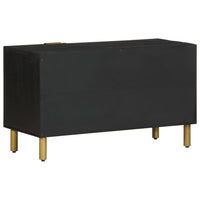 Thumbnail for TV-Schrank Schwarz 80x33x46 cm Holzwerkstoff