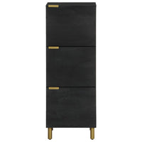 Thumbnail for Highboard Schwarz 40x33x110 cm Holzwerkstoff