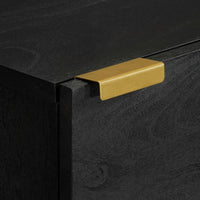 Thumbnail for Highboard Schwarz 40x33x110 cm Holzwerkstoff