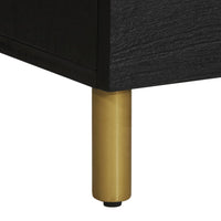 Thumbnail for Highboard Schwarz 60x33x100 cm Holzwerkstoff