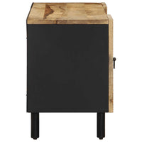 Thumbnail for TV-Schrank Schwarz 105x33,5x46 cm Raues Mangoholz