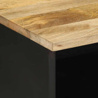 Thumbnail for TV-Schrank Schwarz 70x33,5x46 cm Raues Mangoholz