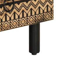 Thumbnail for TV-Schrank Schwarz 70x33,5x46 cm Raues Mangoholz
