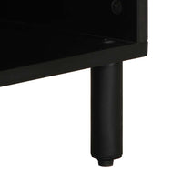 Thumbnail for TV-Schrank Schwarz 100x33,5x46 cm Raues Mangoholz