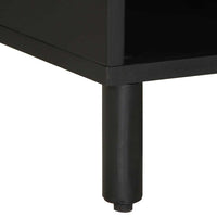 Thumbnail for TV-Schrank Schwarz 80x33,5x46 cm Raues Mangoholz