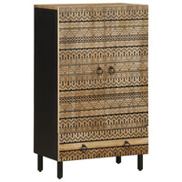 Thumbnail for Highboard 60x33,5x110 cm Raues Mangoholz