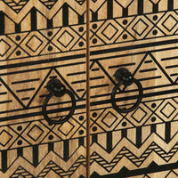 Thumbnail for Highboard 60x33,5x110 cm Raues Mangoholz