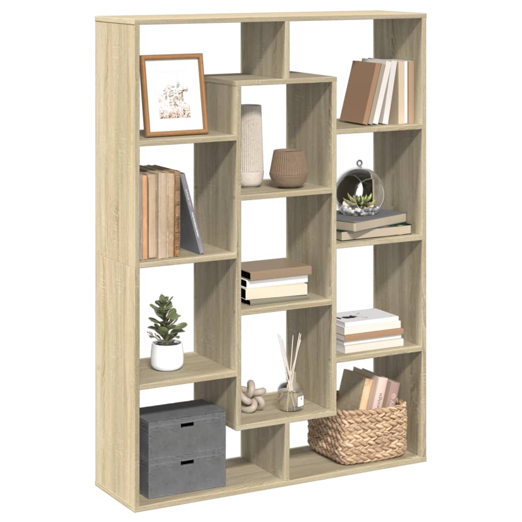 Bücherregal Sonoma-Eiche 102x29x143 cm Holzwerkstoff