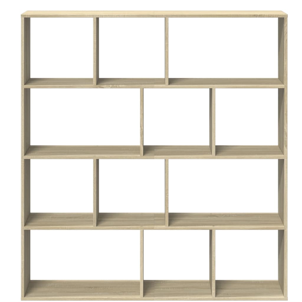 Bücherregal Sonoma-Eiche 132x29x141,5 cm Holzwerkstoff