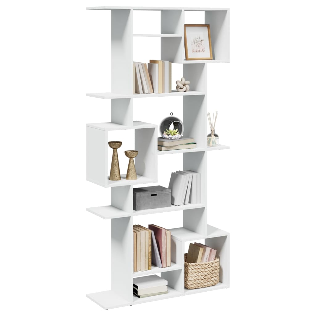 Bücherregal Weiß 92x29x188 cm Holzwerkstoff