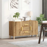 Thumbnail for Sideboard Artisan-Eiche 100x36x60 cm Holzwerkstoff