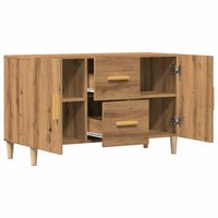 Thumbnail for Sideboard Artisan-Eiche 100x36x60 cm Holzwerkstoff