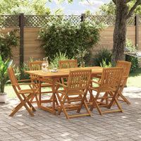 Thumbnail for 7-tlg. Garten-Essgruppe 180x90x75 cm Massivholz Akazie