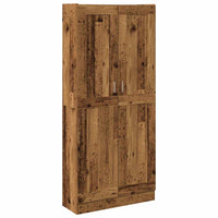 Thumbnail for Highboard Altholz-Optik 82,5x30,5x185 cm Holzwerkstoff