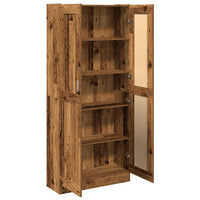Thumbnail for Highboard Altholz-Optik 82,5x30,5x185 cm Holzwerkstoff