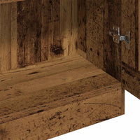 Thumbnail for Highboard Altholz-Optik 82,5x30,5x185 cm Holzwerkstoff