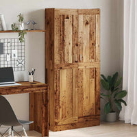 Thumbnail for Highboard Altholz-Optik 82,5x30,5x185 cm Holzwerkstoff