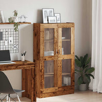 Thumbnail for Highboard Altholz-Optik 82,5x30,5x150 cm Holzwerkstoff
