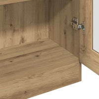 Thumbnail for Highboard Artisan-Eiche 82,5x30,5x150 cm Holzwerkstoff