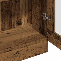 Thumbnail for Highboard Altholz-Optik 82,5x30,5x185 cm Holzwerkstoff