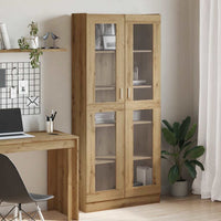 Thumbnail for Highboard Artisan-Eiche 82,5x30,5x185 cm Holzwerkstoff