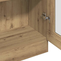 Thumbnail for Highboard Artisan-Eiche 82,5x30,5x185 cm Holzwerkstoff