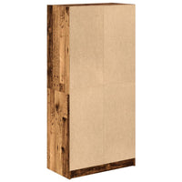 Thumbnail for Highboard mit Türen Altholz-Optik 68x37x142 cm Holzwerkstoff