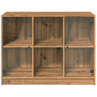 Thumbnail for Sideboard Artisan-Eiche 102x37x75,5 cm Holzwerkstoff