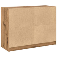 Thumbnail for Sideboard Artisan-Eiche 102x37x75,5 cm Holzwerkstoff