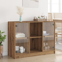 Thumbnail for Sideboard Artisan-Eiche 102x37x75,5 cm Holzwerkstoff
