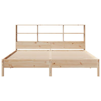 Thumbnail for Massivholzbett mit Regal ohne Matratze 180x200 cm Kiefer