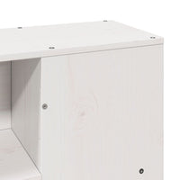 Thumbnail for Massivholzbett ohne Matratze Weiß 140x200 cm Kiefernholz