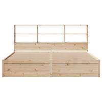 Thumbnail for Massivholzbett ohne Matratze 200x200 cm Kiefer