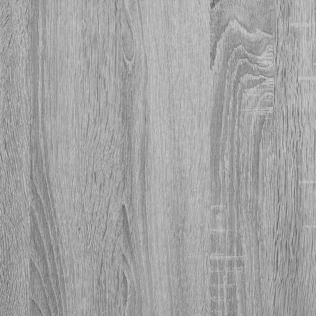 Wandregale 2 Stk. Grau Sonoma 100x16,5x16,5 cm Holzwerkstoff