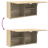 Thumbnail for Bad-Wandschrank Sonoma-Eiche 80x25x40 cm Holzwerkstoff