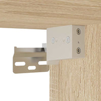Thumbnail for Bad-Wandschrank Sonoma-Eiche 80x25x40 cm Holzwerkstoff