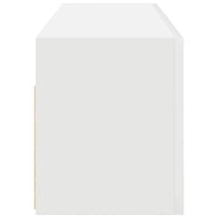 Thumbnail for Bad-Wandschrank Weiß 100x25x30 cm Holzwerkstoff