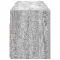 Thumbnail for Bad-Wandschrank Grau Sonoma 100x25x30 cm Holzwerkstoff