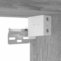 Thumbnail for Bad-Wandschrank Grau Sonoma 100x25x30 cm Holzwerkstoff