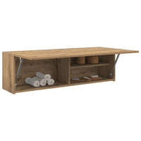 Thumbnail for Bad-Wandschrank Artisan-Eiche 100x25x30 cm Holzwerkstoff
