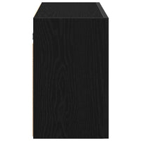 Thumbnail for Bad-Wandschrank Schwarz 100x25x40 cm Holzwerkstoff