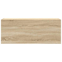Thumbnail for Bad-Wandschrank Sonoma-Eiche 100x25x40 cm Holzwerkstoff