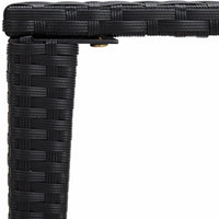 Thumbnail for Garten-Satztische 3 Stk. Schwarz Poly Rattan